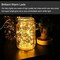 20 Pack Fairy Lights Battery Operated String Lights-7.2ft 20 LED Silver Wire Warm White for Wedding,Party,DIY Crafts,Mason Jars,Centerpieces Table Decorations